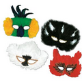 Classic Fanci Feather Mask Assortment w/ Elastic